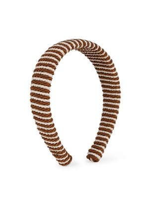 Striped headband Brown Sui Ava